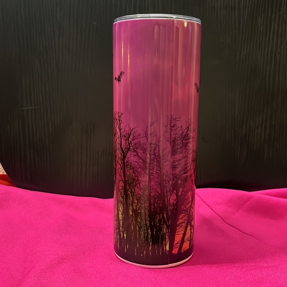 20oz Tumbler, Pink, Wednesday Mug - Picture 4 of 5
